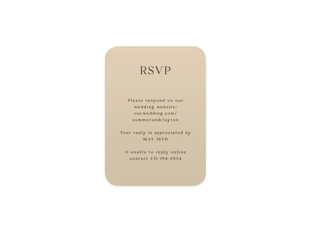 Wedding Invitation Shapes