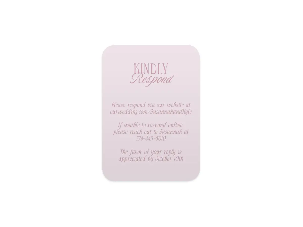 Wedding Invitation Shapes