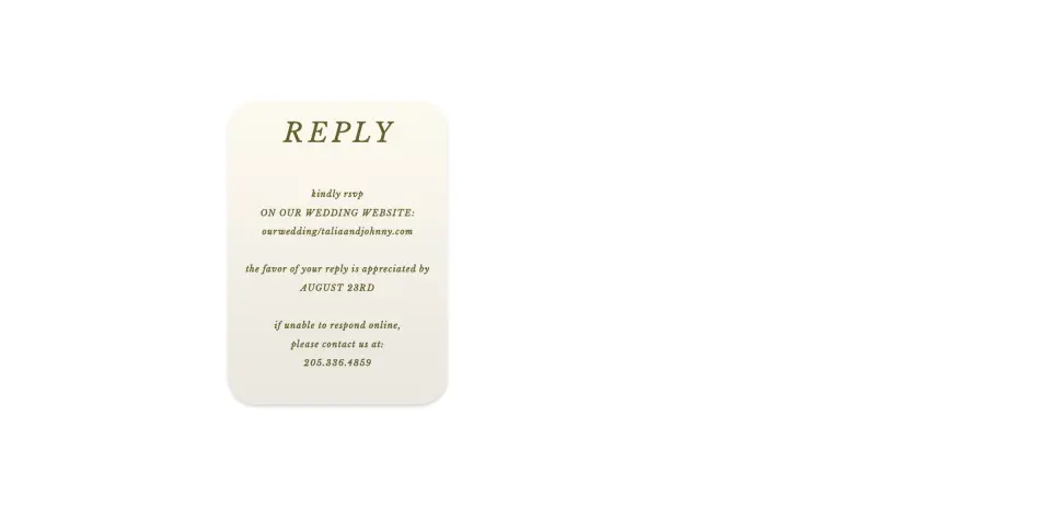 Wedding Invitation Shapes