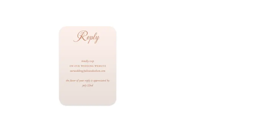 Wedding Invitation Shapes