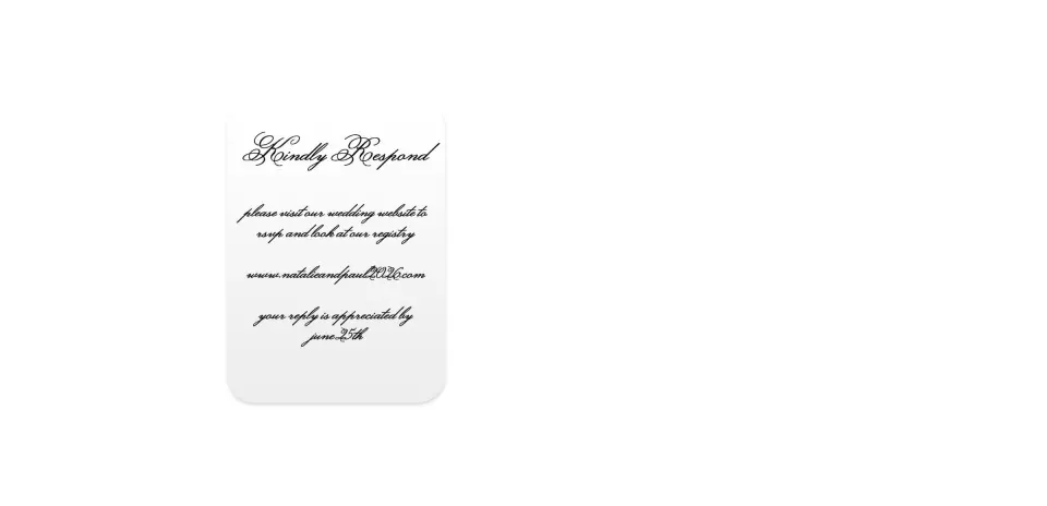 Wedding Invitation Shapes