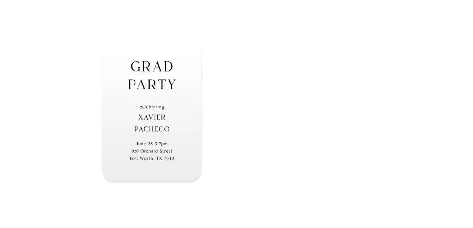 Wedding Invitation Shapes
