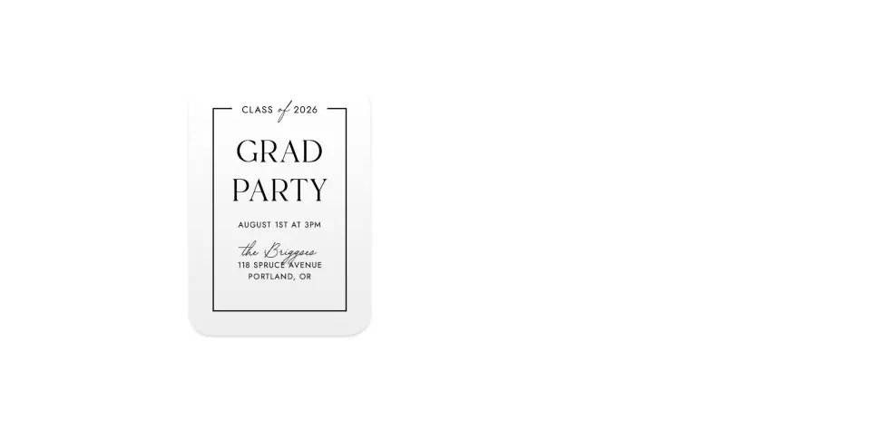 Wedding Invitation Shapes