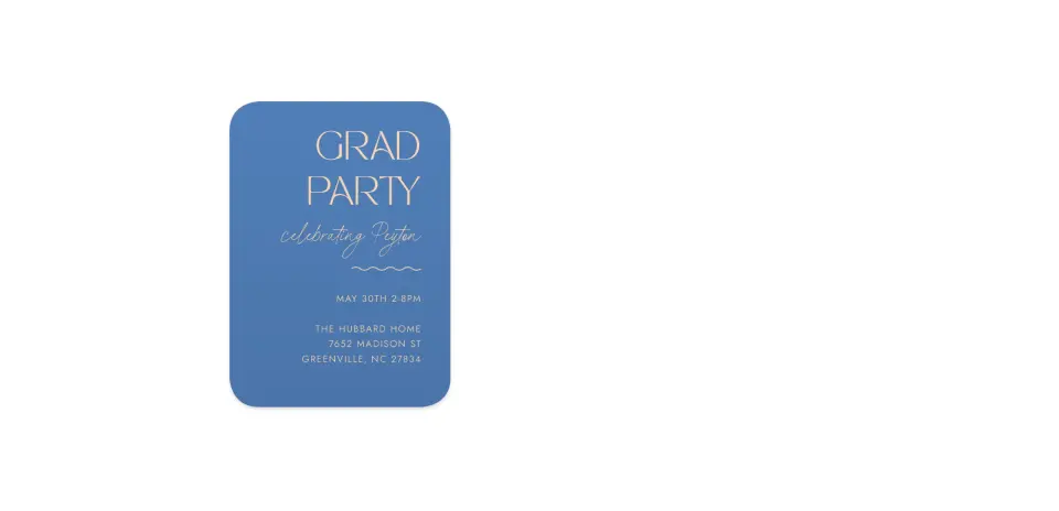 Wedding Invitation Shapes