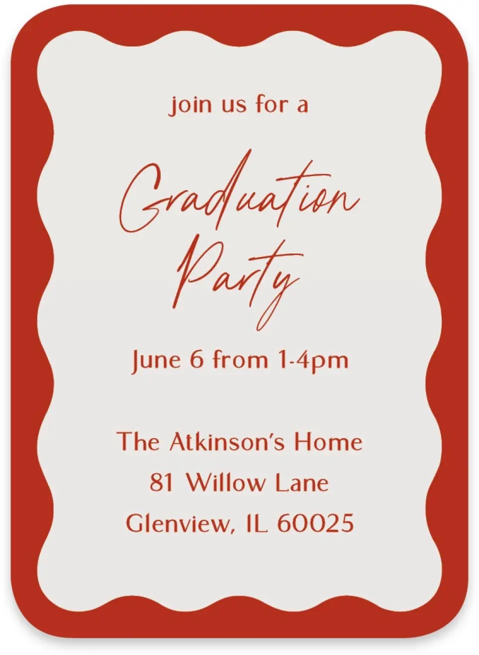 This is a 4½" x 3¼" Wedding Invitation RSVP Postcard called Unwavering Spirit printed in full color on Luxe Satin paper
