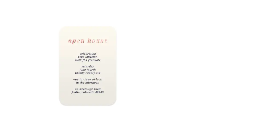 Wedding Invitation Shapes