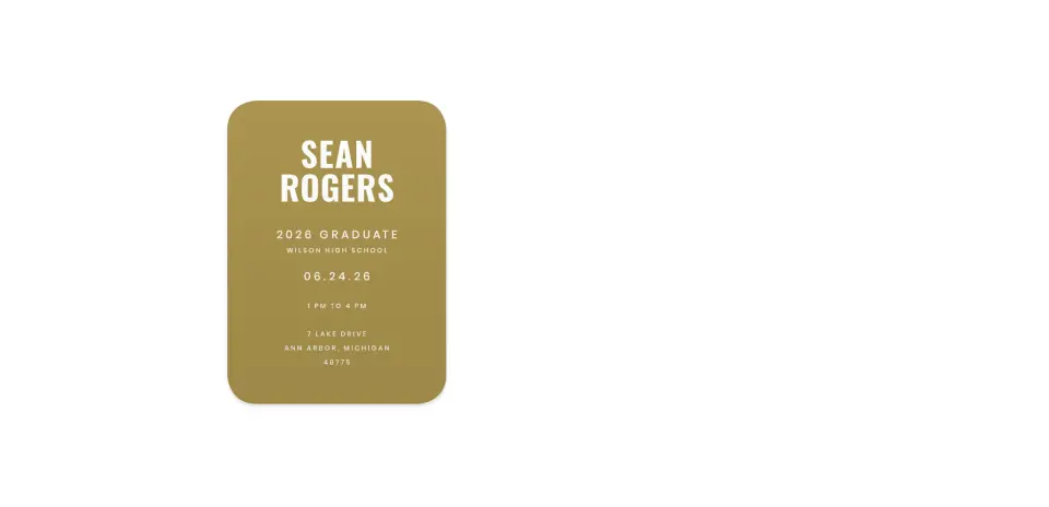 Wedding Invitation Shapes