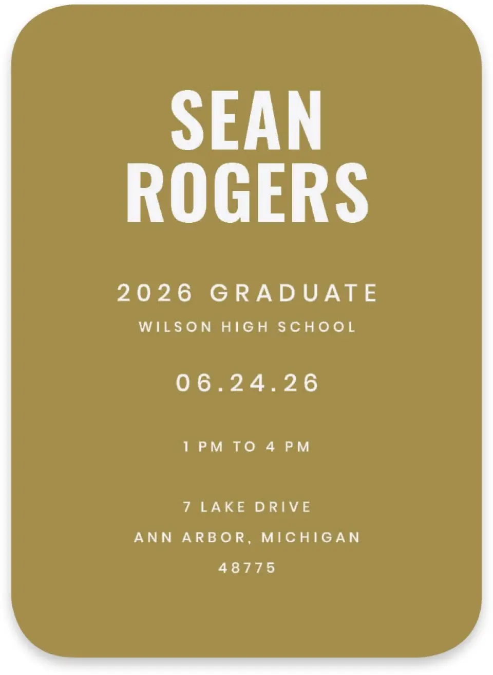 This is a 4½" x 3¼" Wedding Invitation RSVP Postcard called Final Stretch printed in full color on Luxe Satin paper