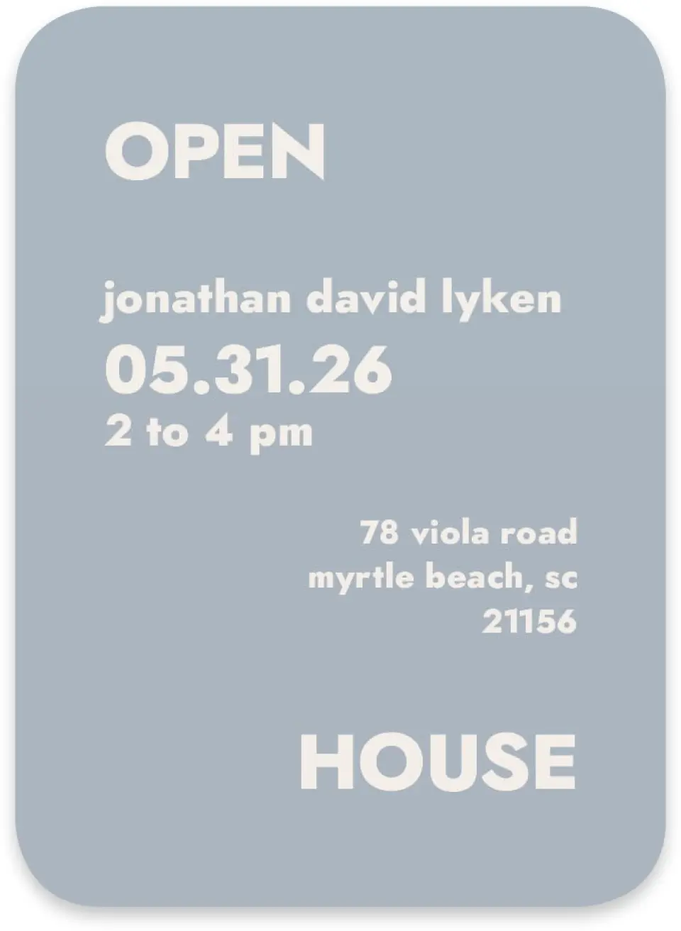 This is a 4½" x 3¼" Wedding Invitation RSVP Postcard called Changing Chapters printed in full color on Luxe Satin paper