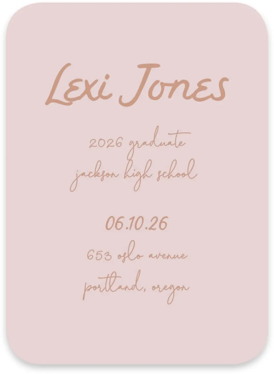 This is a 4½" x 3¼" Wedding Invitation RSVP Postcard called Tassels on Tassels printed in full color on Luxe Satin paper