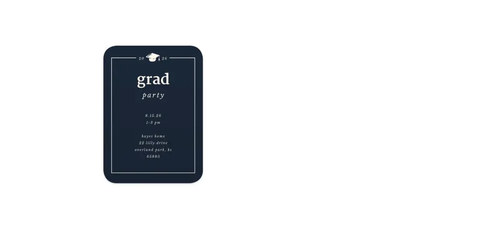 Wedding Invitation Shapes