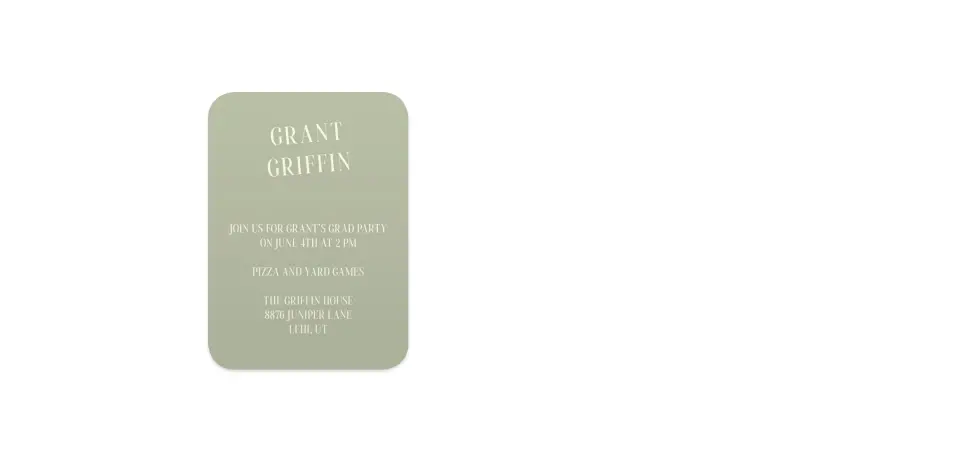 Wedding Invitation Shapes
