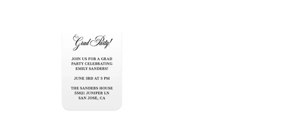 Wedding Invitation Shapes