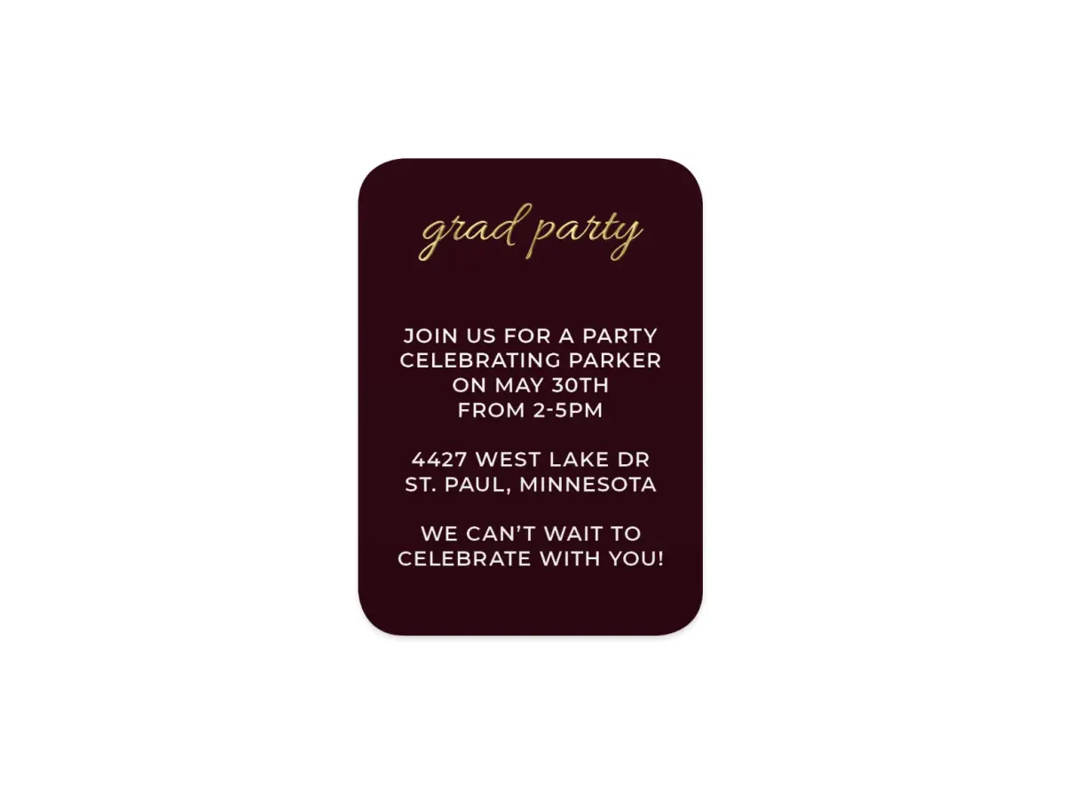 Wedding Invitation Shapes