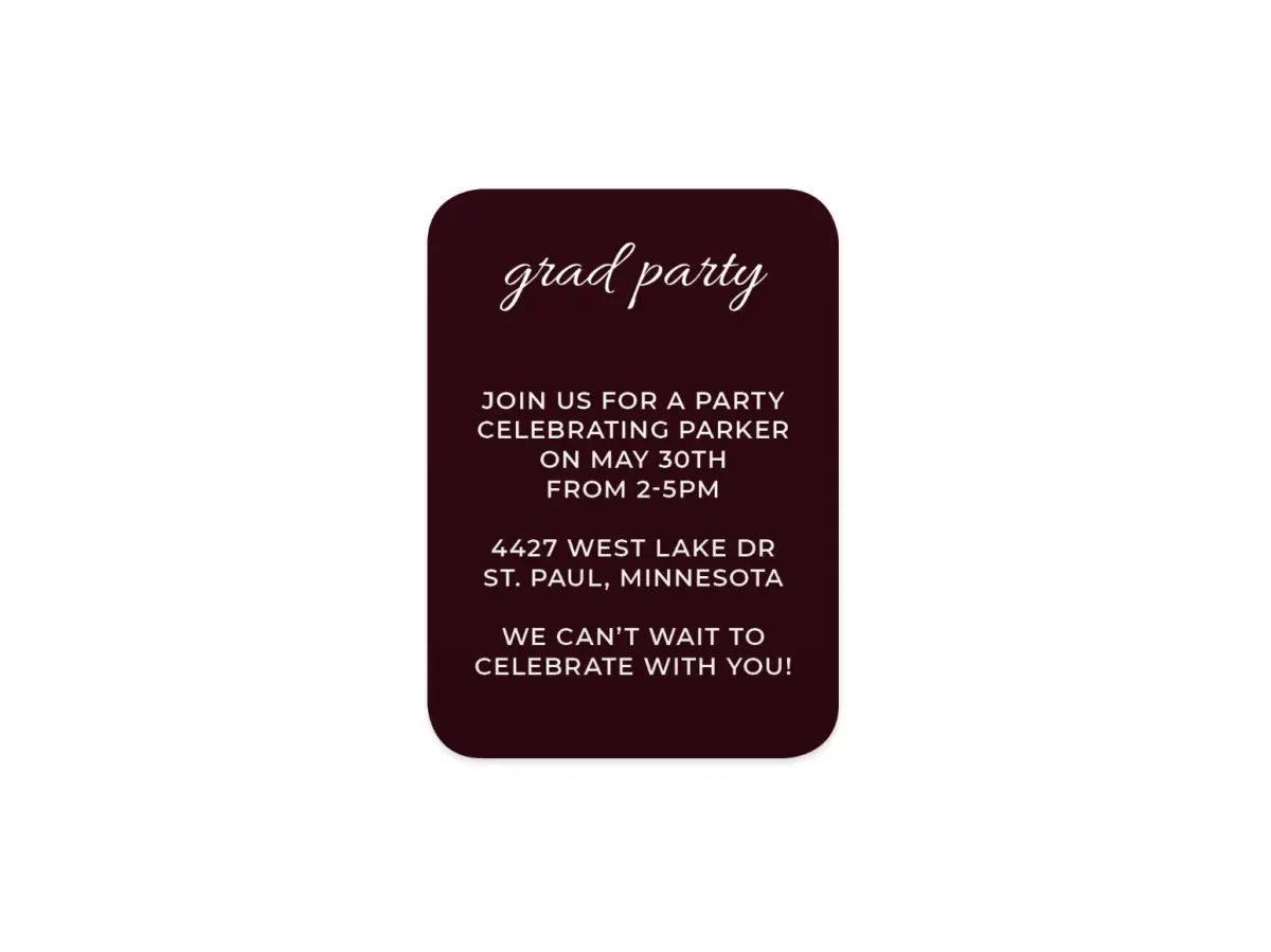 Wedding Invitation Shapes