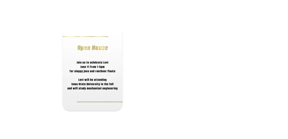 Wedding Invitation Shapes