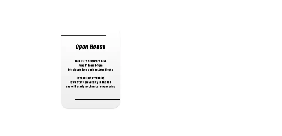 Wedding Invitation Shapes