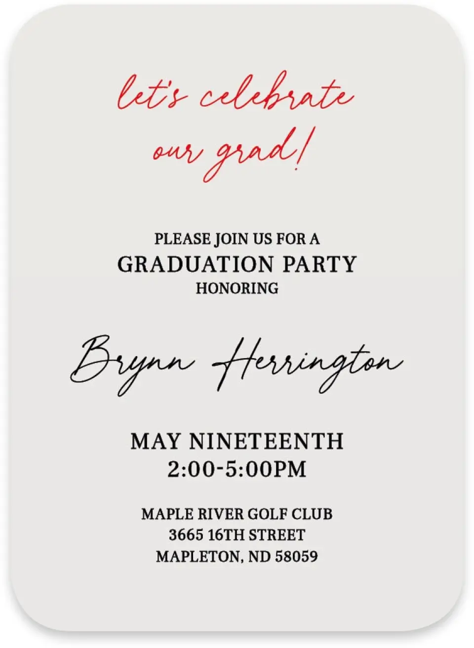 This is a 4½" x 3¼" Wedding Invitation RSVP Postcard called True Success printed in full color on Luxe Satin paper