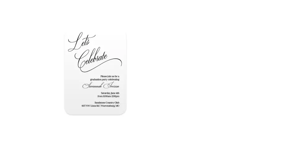 Wedding Invitation Shapes