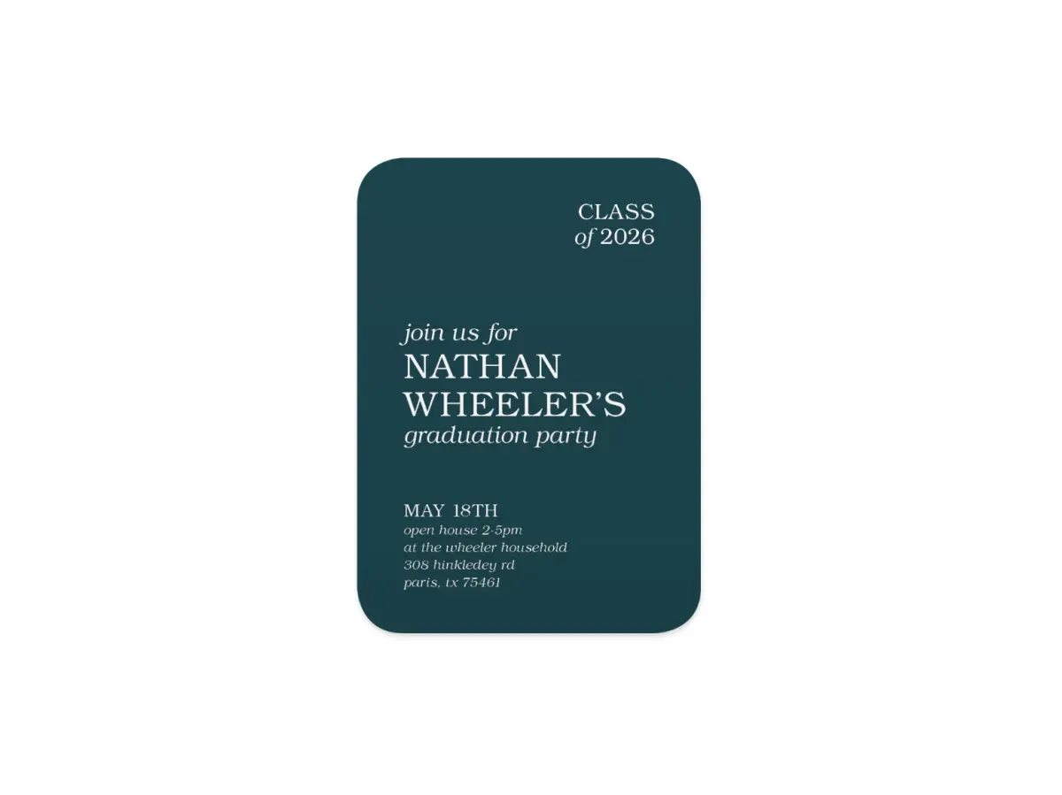 Wedding Invitation Shapes