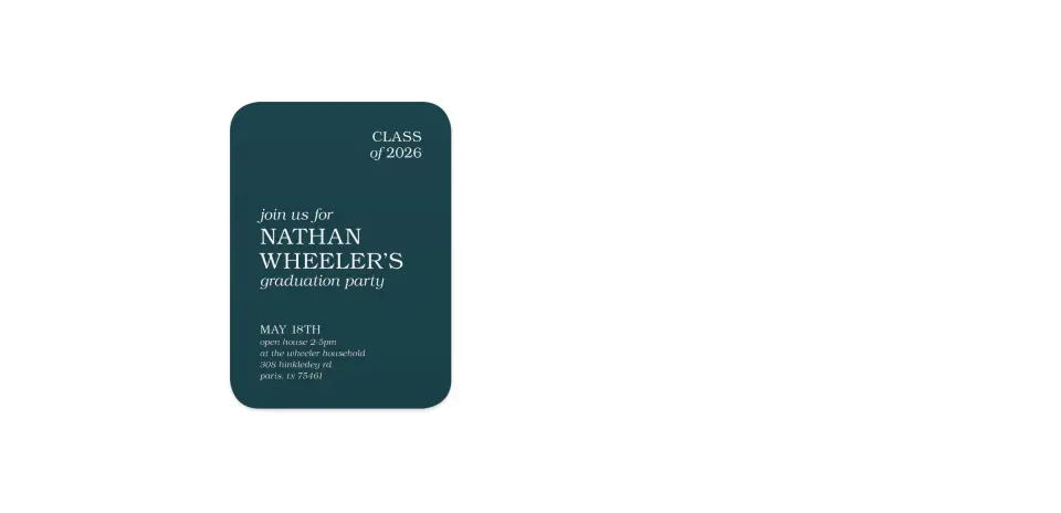Wedding Invitation Shapes