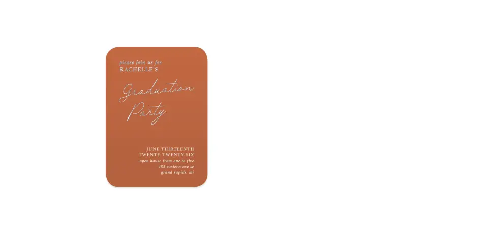Wedding Invitation Shapes