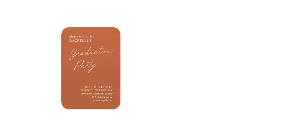 Wedding Invitation Shapes