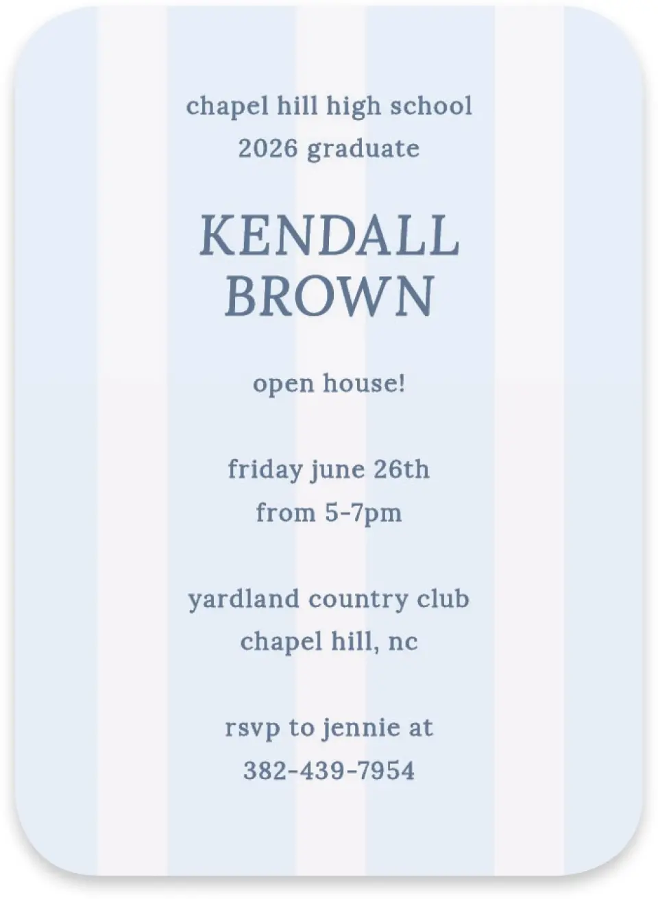 This is a 4½" x 3¼" Wedding Invitation RSVP Postcard called Graduation Art printed in full color on Luxe Satin paper