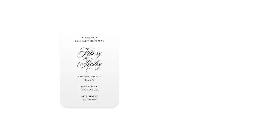 Wedding Invitation Shapes