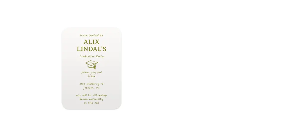 Wedding Invitation Shapes