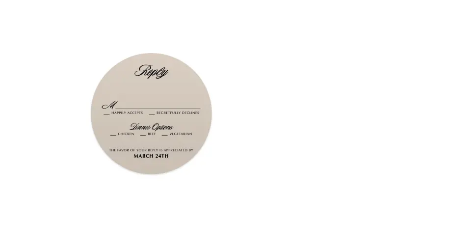 Wedding Invitation Shapes