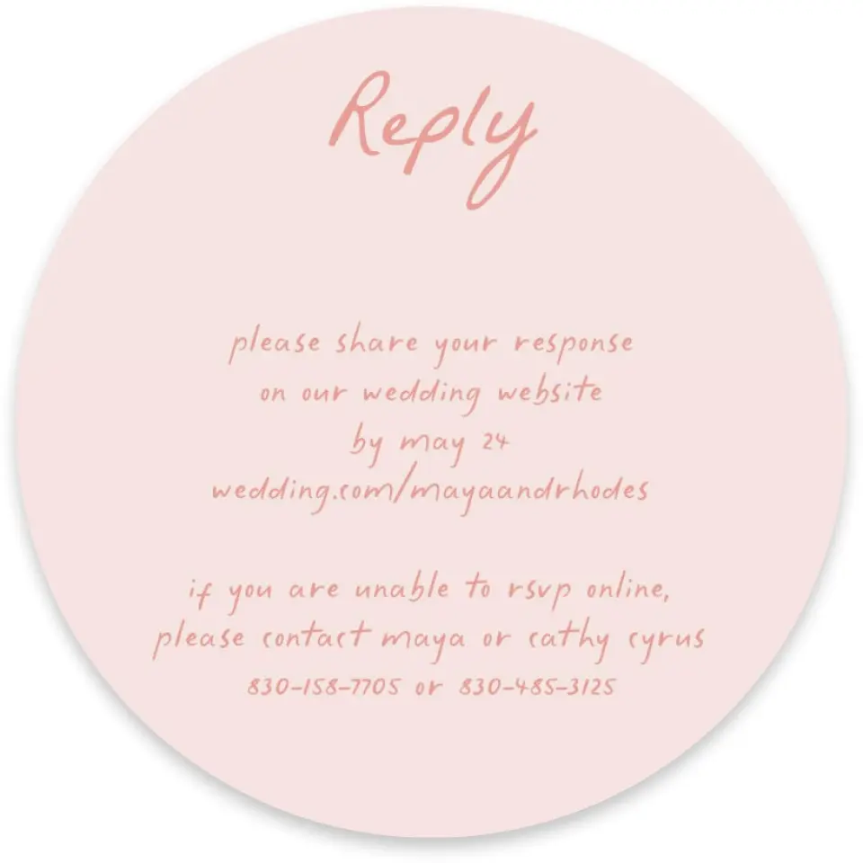 This is a 4" x 4" Wedding Invitation RSVP Postcard called Maritime Vows printed in full color on Luxe Satin paper