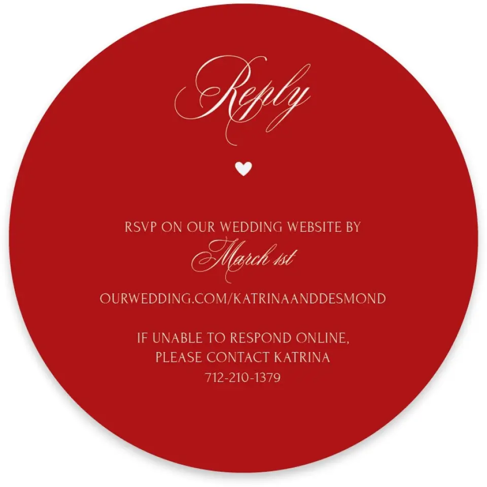 This is a 4" x 4" Wedding Invitation RSVP Postcard called Elevated Vegas printed in full color with Gold foil on Luxe Satin paper
