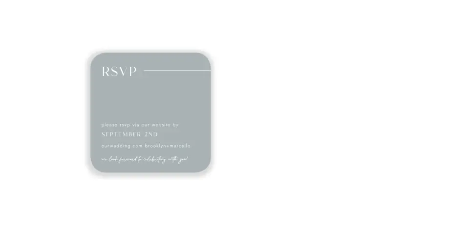 Wedding Invitation Shapes