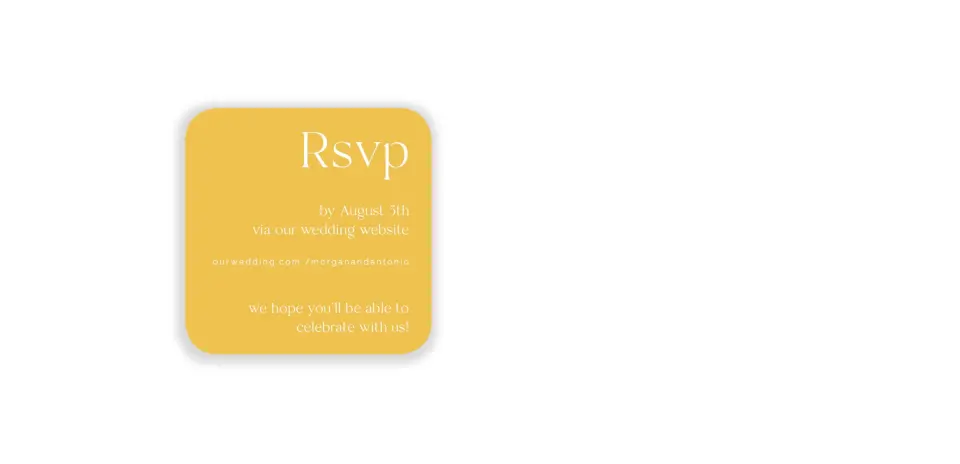 Wedding Invitation Shapes
