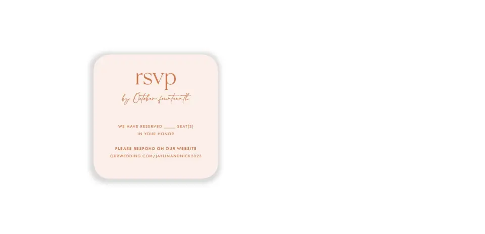 Wedding Invitation Shapes