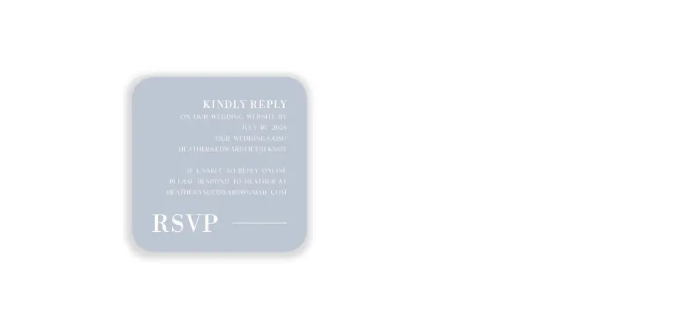 Wedding Invitation Shapes