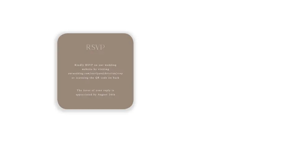 Wedding Invitation Shapes