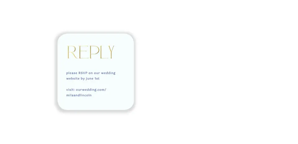 Wedding Invitation Shapes