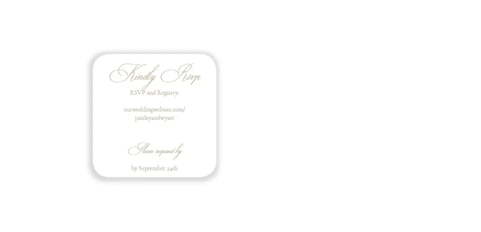 Wedding Invitation Shapes