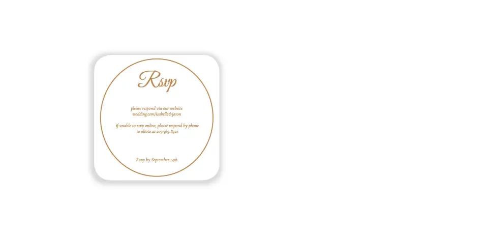 Wedding Invitation Shapes