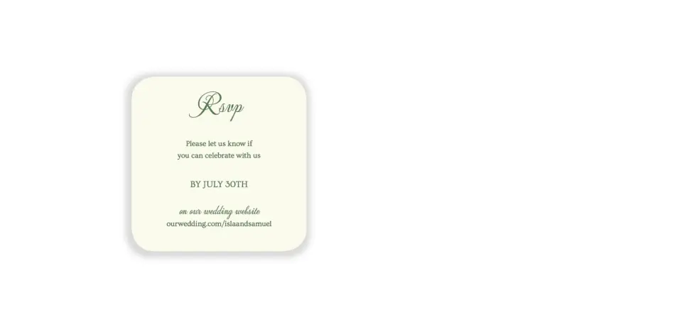Wedding Invitation Shapes