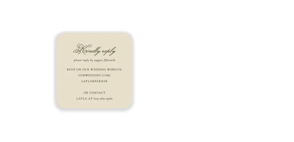 Wedding Invitation Shapes
