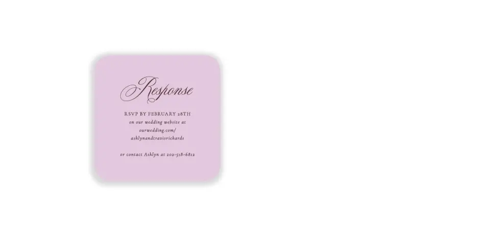 Wedding Invitation Shapes