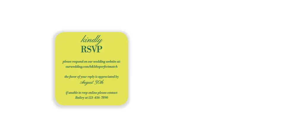 Wedding Invitation Shapes