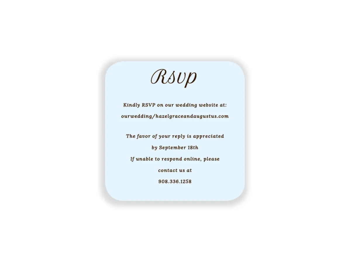 Wedding Invitation Shapes