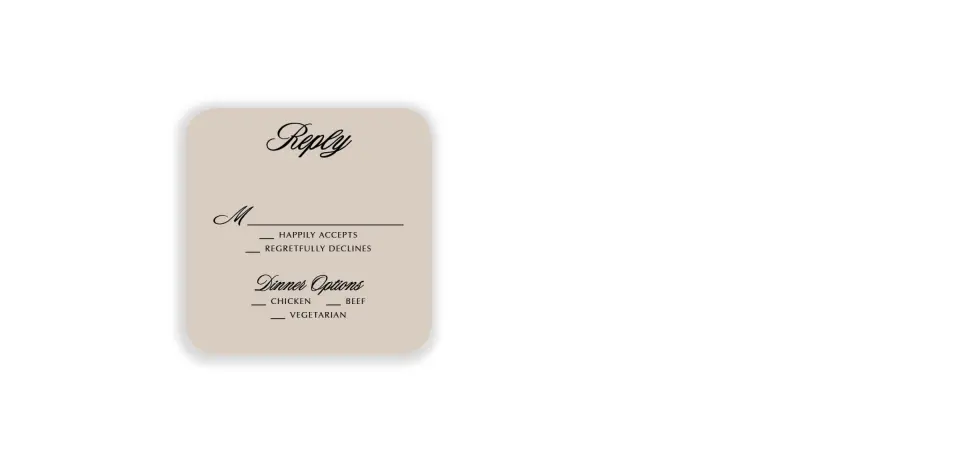 Wedding Invitation Shapes