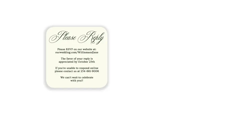 Wedding Invitation Shapes