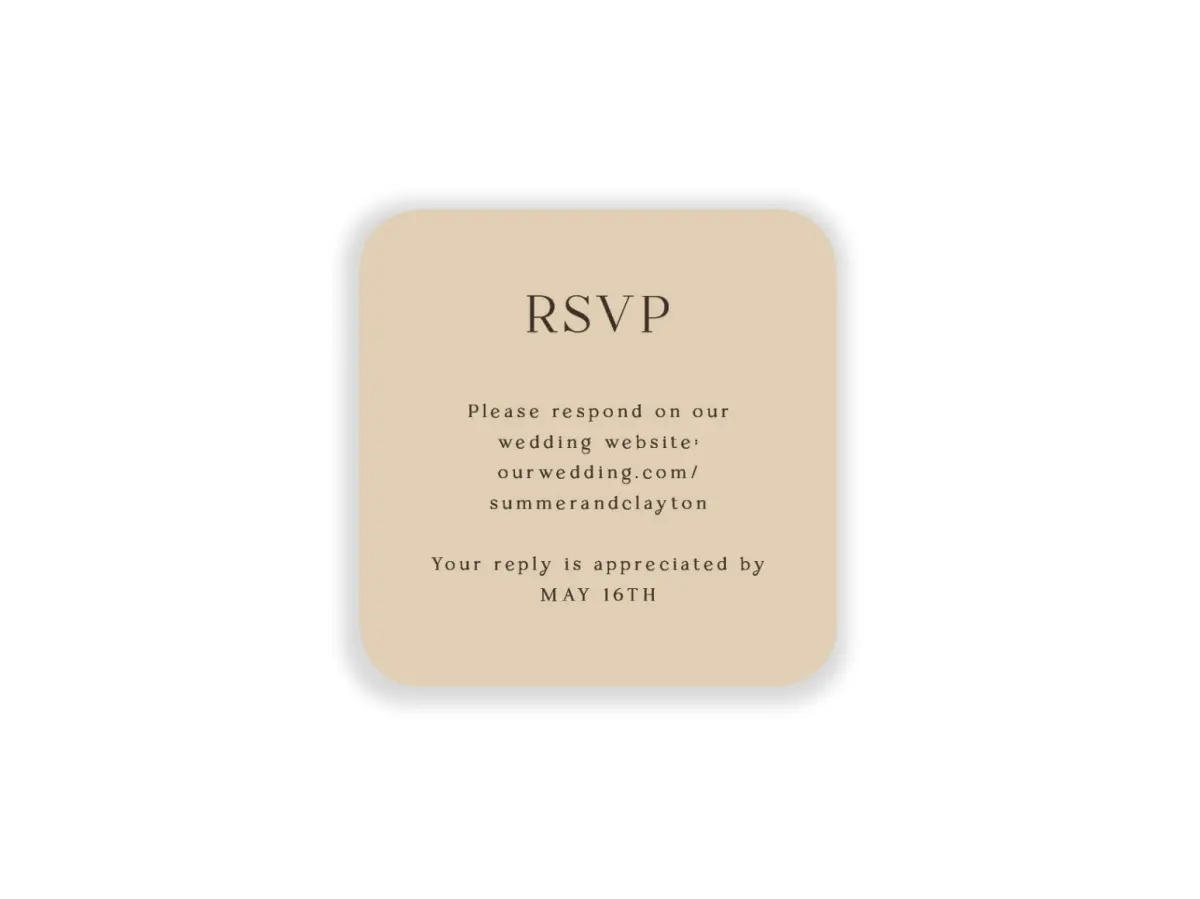 Wedding Invitation Shapes
