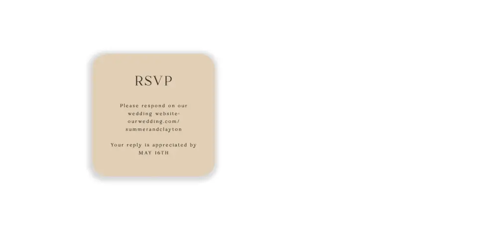 Wedding Invitation Shapes